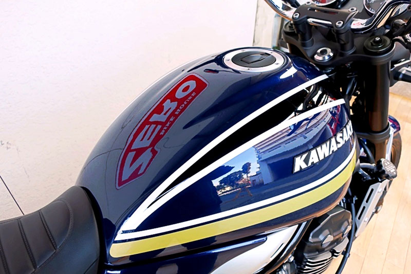 オシャレ Z900RS 青玉虫 タンク - カウル、フェンダー、外装